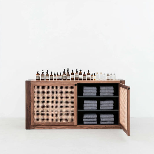 Organizer da cucina in legno, colore marrone chiaro